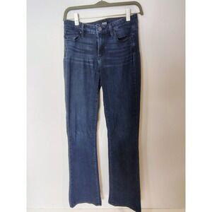 PAIGE High Rise Manhattan Jeans in Cinema Dark Wash Women Size 28